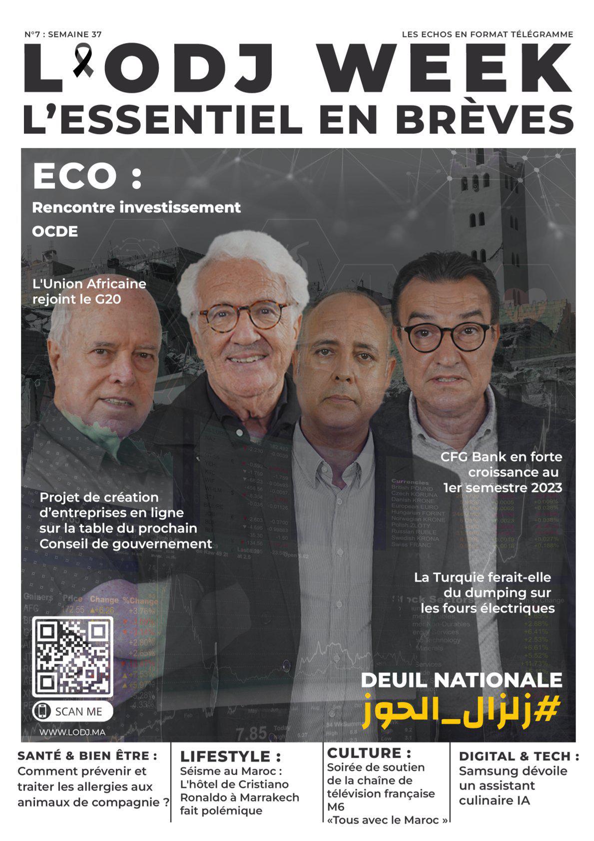 Publication de L'ODJ Week de cette semaine 