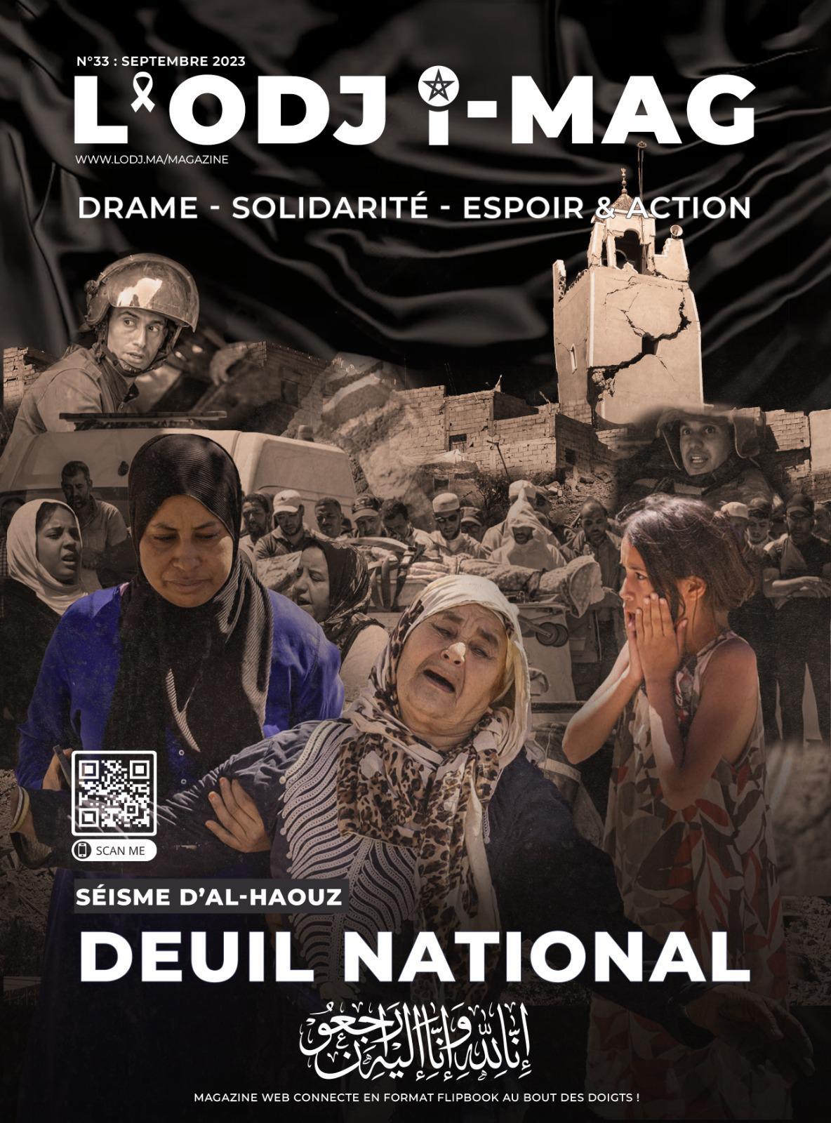 Publication de L'ODJ i-MaG Spécial séisme d'Al-Haouz