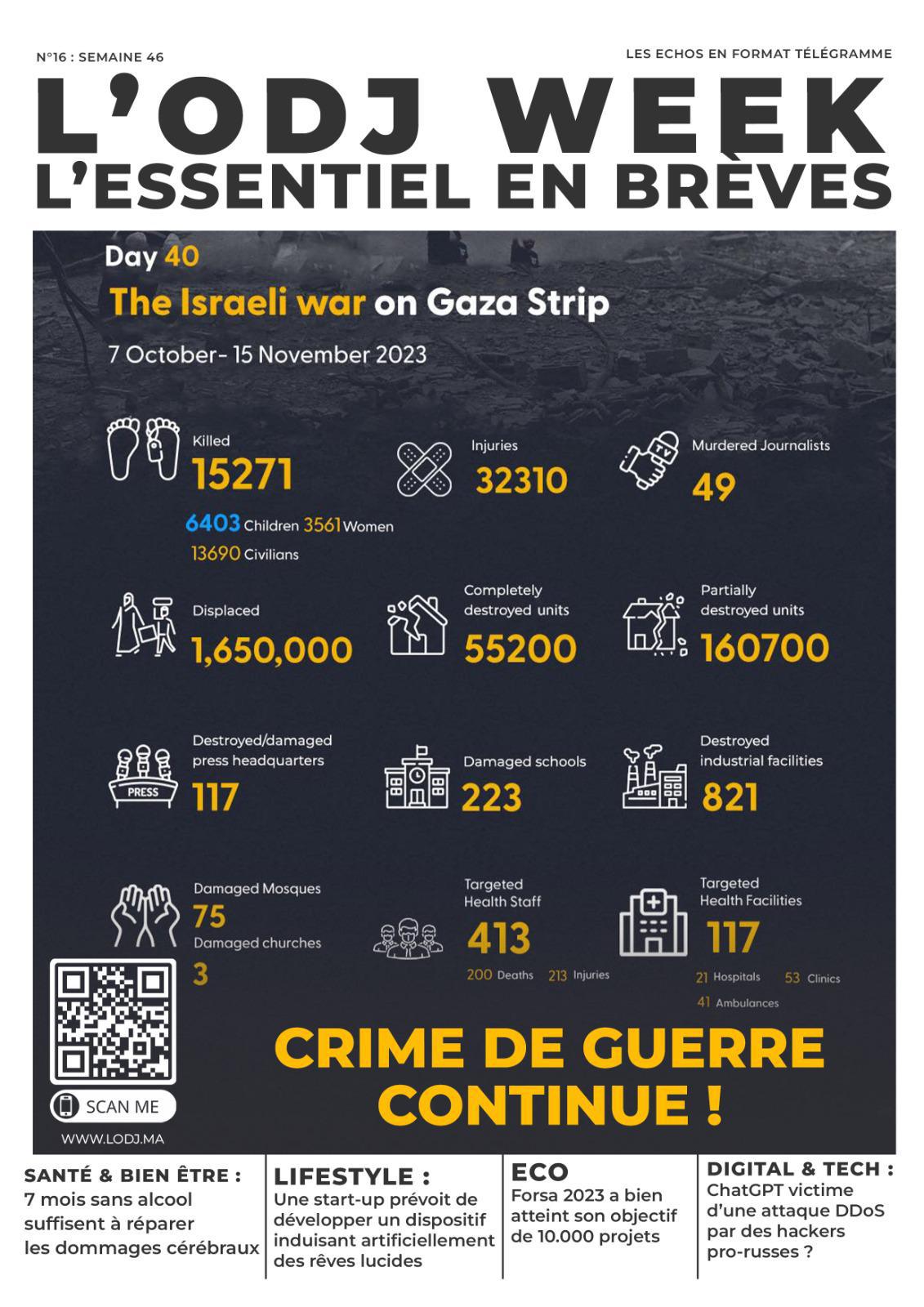 Parution de l'Hebdo Week N°16 de L'ODJ Média
