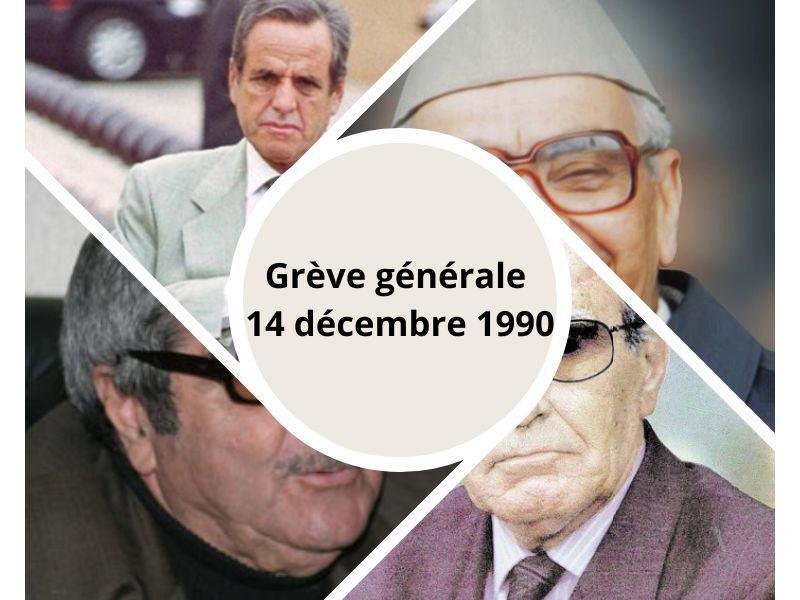 Il y a 33 ans, la grève générale du 14 décembre 1990