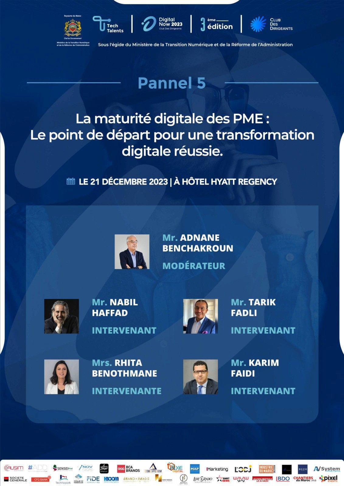 Le programme de la 3ème édition de Digital Now