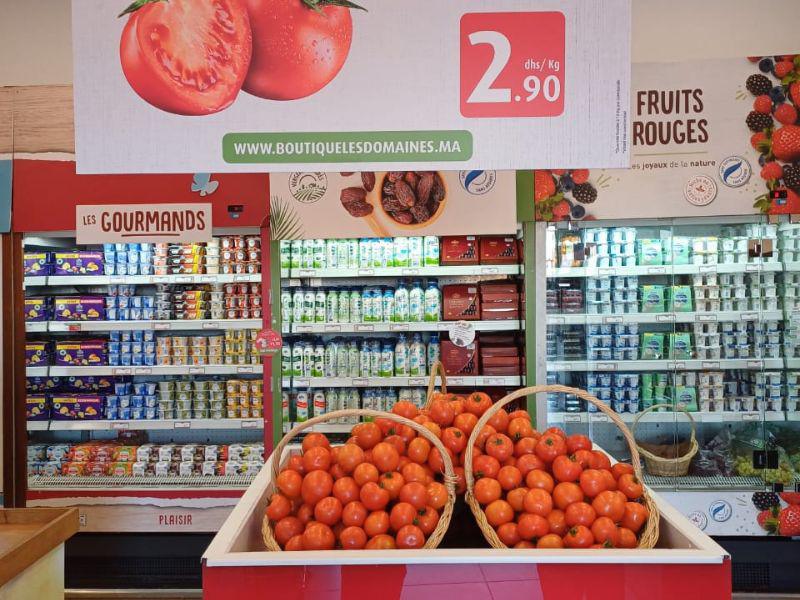La tomate, enfin à moins de 3 DH