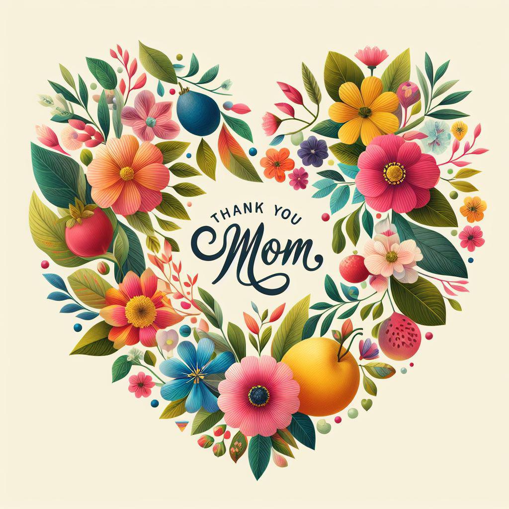 Merci à ma mère, qui m'a appris à dire merci