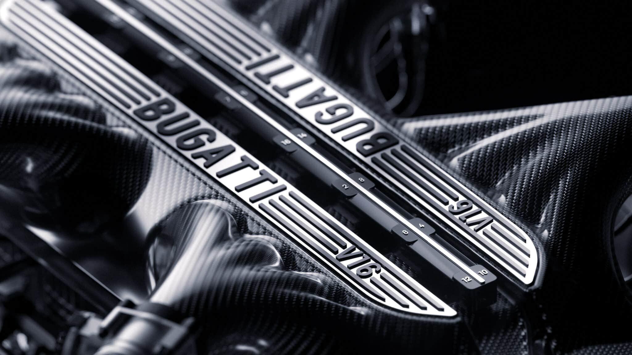 Bugatti : Révélation d'une hypercar hybride avec V16 en Juin !