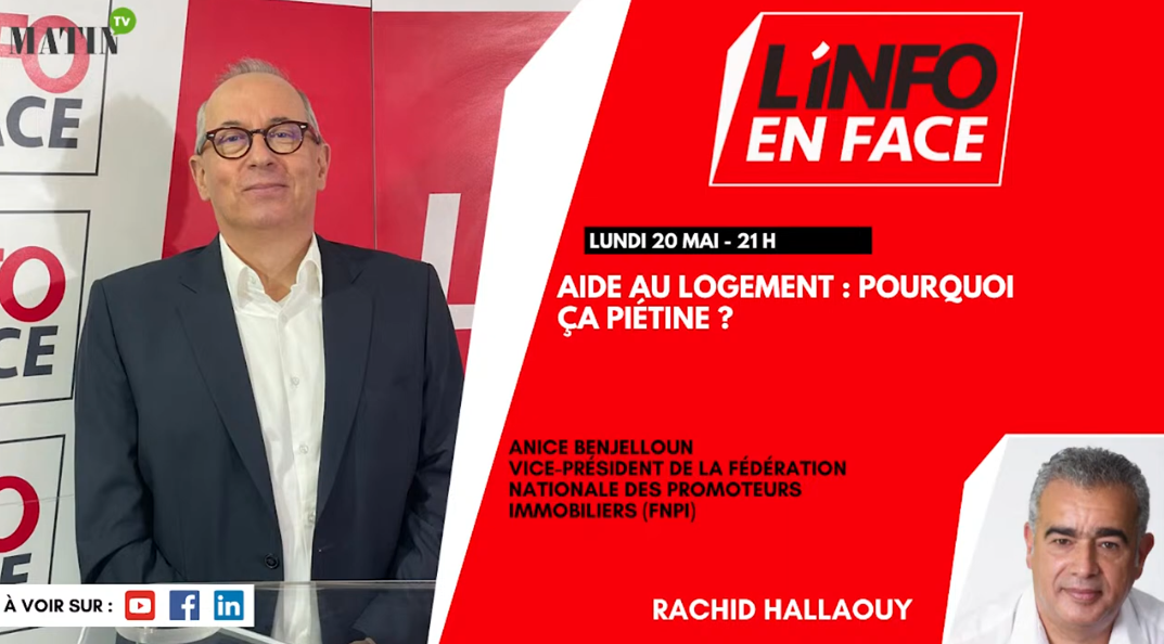 L'Info en Face avec Anice Benjelloun