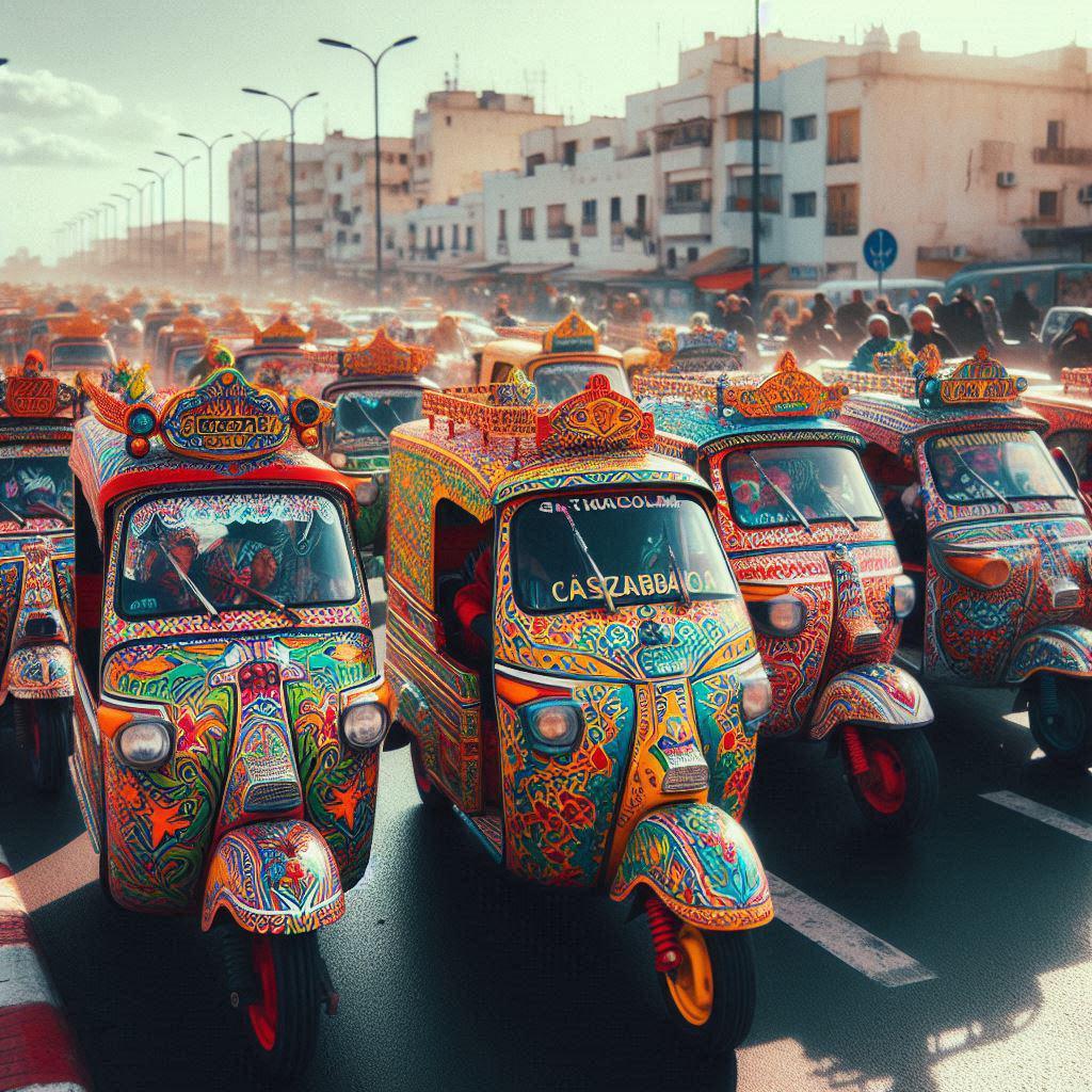 Casablanca, le boom des “mototaxis”