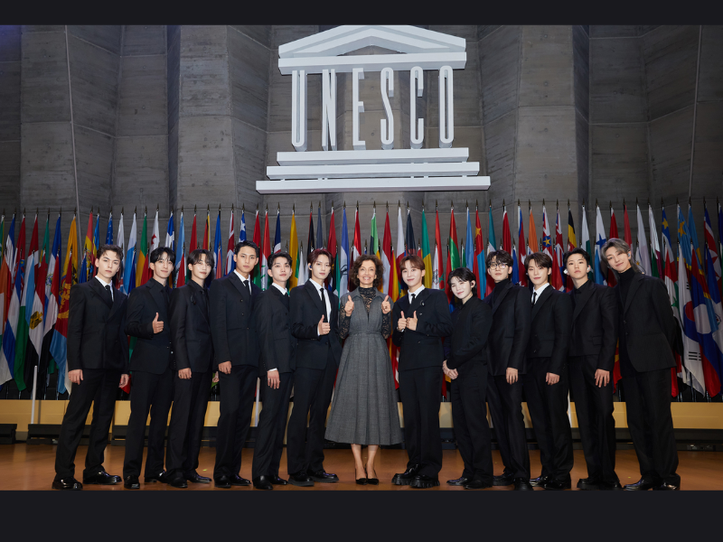 Le groupe de K-pop Seventeen devient ambassadeur de bonne volonté de l'Unesco