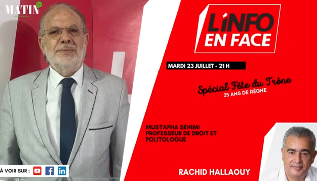 L'Info en Face avec Mustapha Sehimi