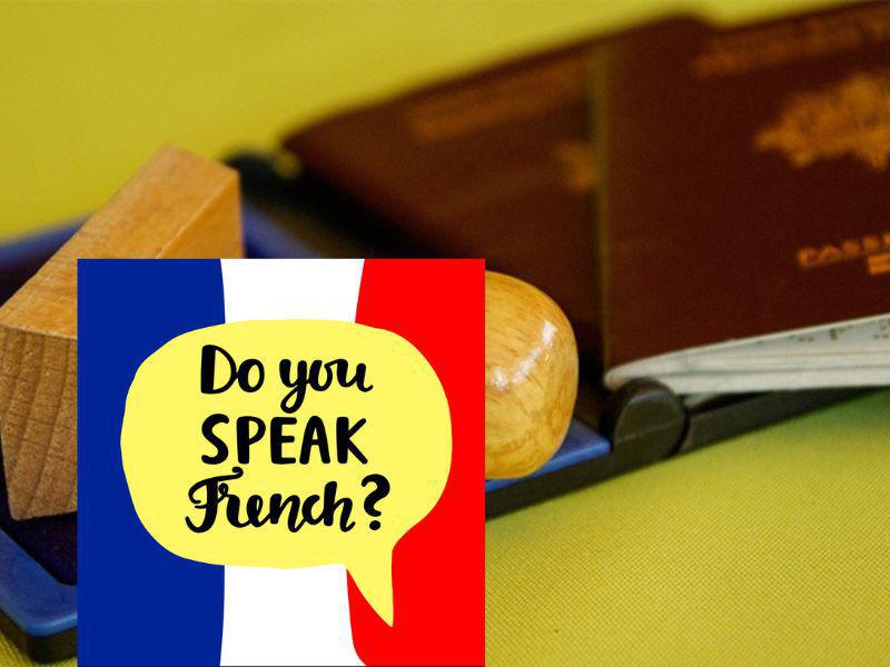 Parlez français ou faites vos valises !