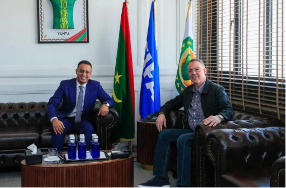 Rencontre entre Fouzi Lekjaa et Ahmed Ould Yahya pour renforcer la coopération footballistique