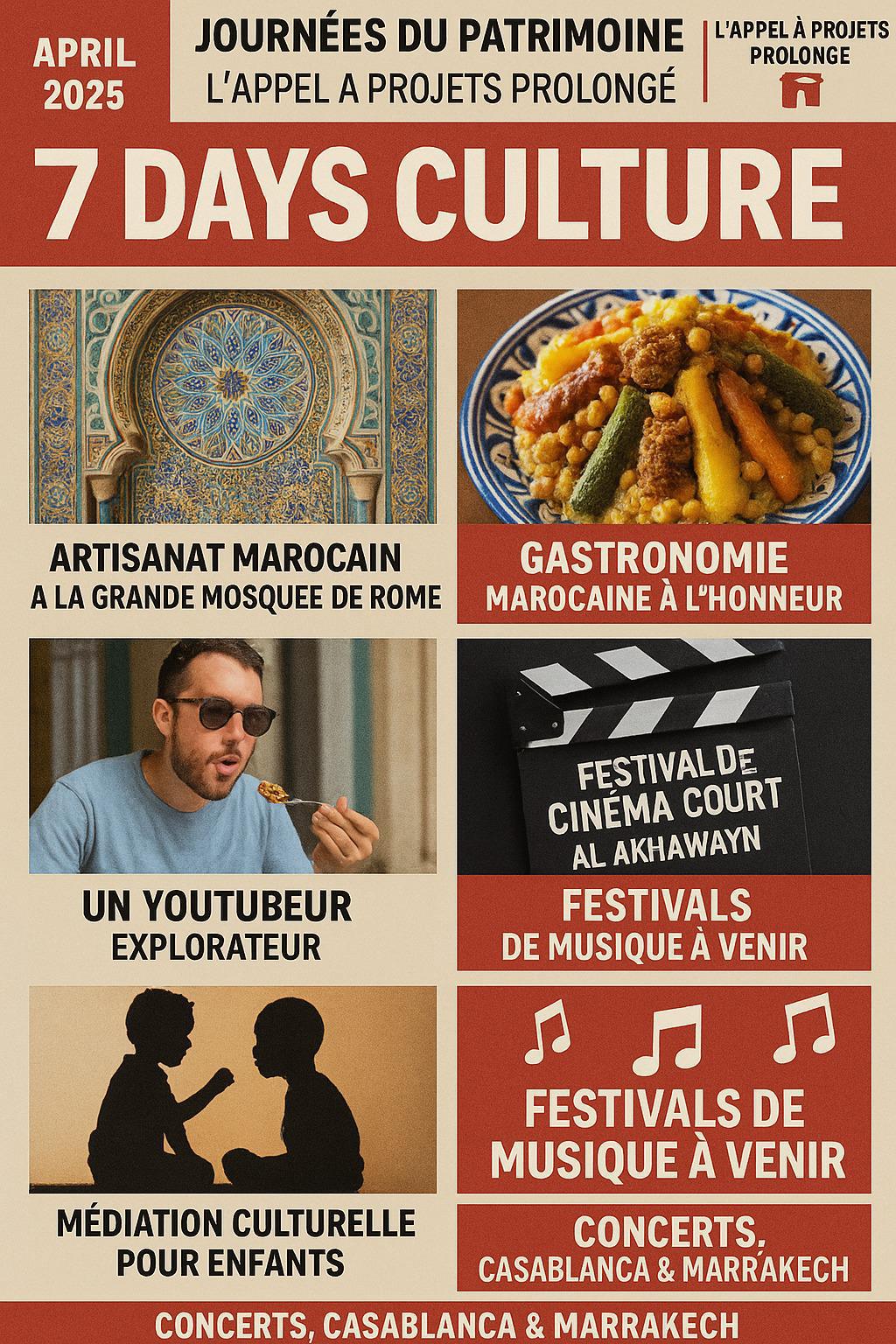 Podcast : L'essentiel de l'actualité "7 Days Culture du 02-03-2025” de la semaine