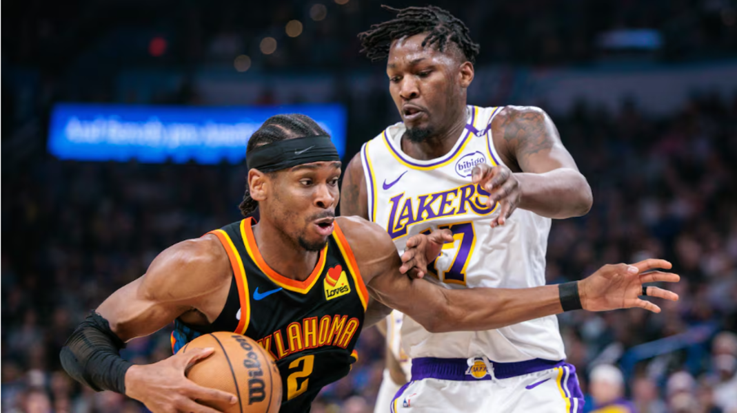 Les Lakers écrasent Oklahoma et se rapprochent des play-offs