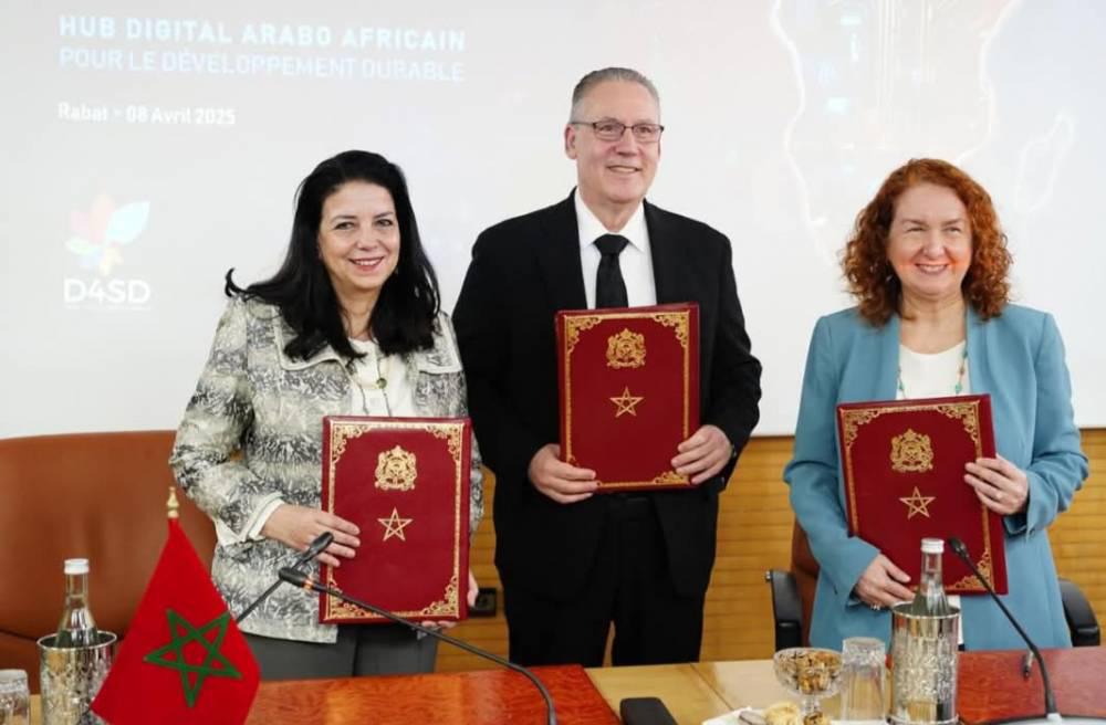 Rabat : Signature d’une déclaration d’intention pour la création d’un Hub digital arabo-africain dédié à l’IA