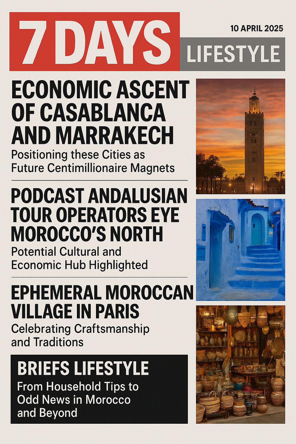 Podcast : L'essentiel de l'actualité "7 Days Lifestyle du 10-04-2025” de la semaine