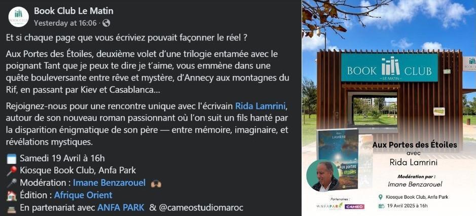 Invitation littéraire à Casablanca !