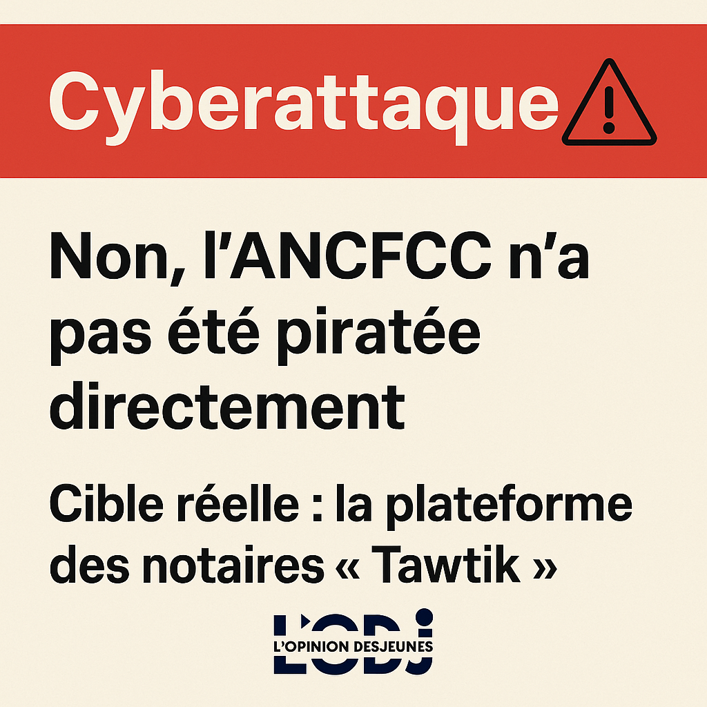⚠️ Cyberattaque : Non, l’ANCFCC n’a pas été piratée directement