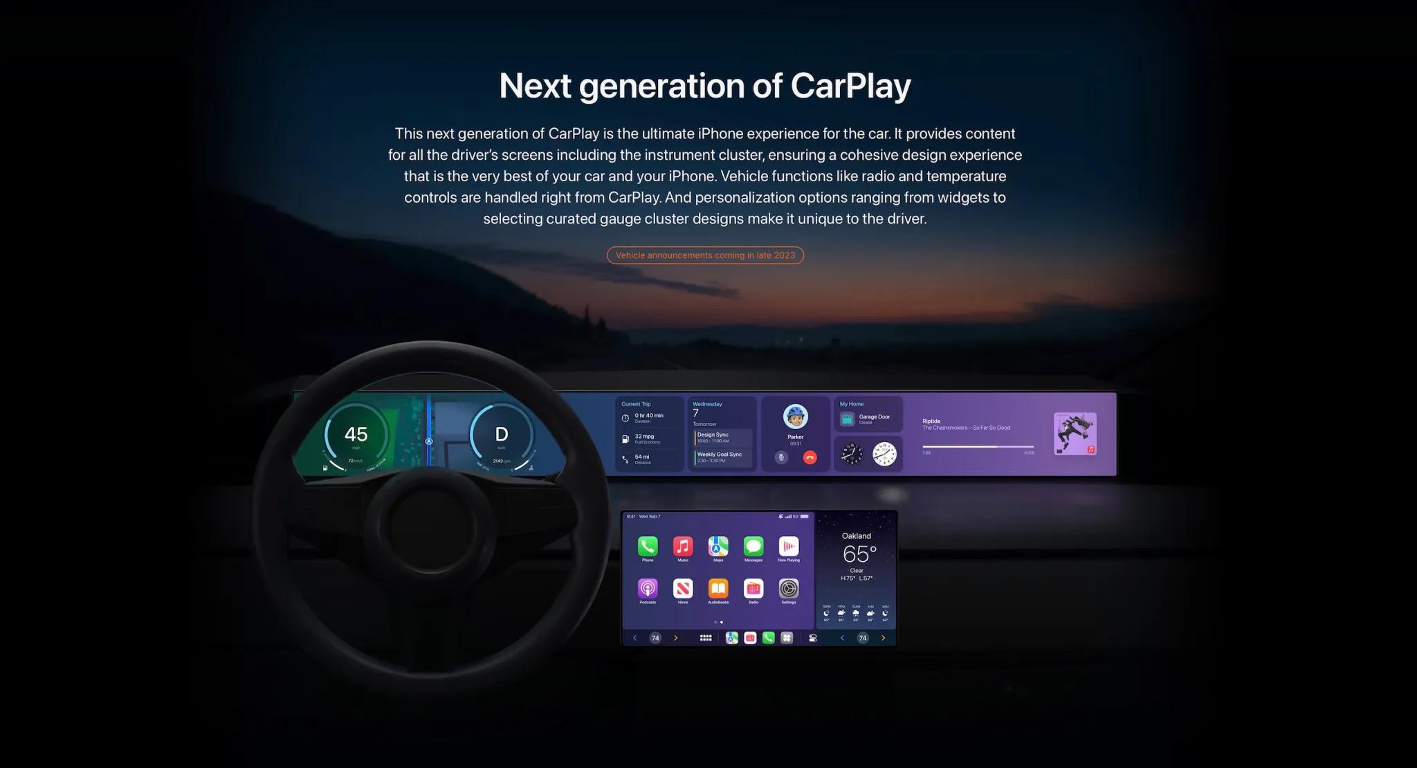 L'Interface de conduite du futur : CarPlay se met à jour !