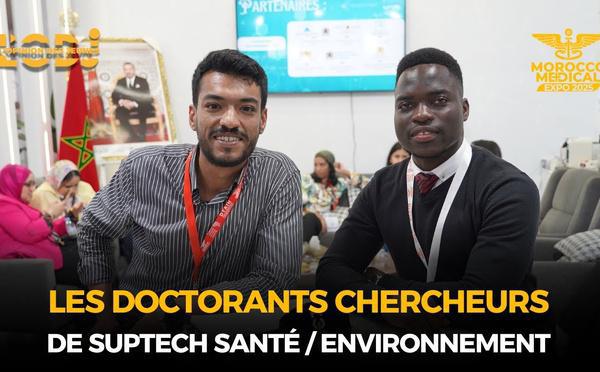Projets d'invention des doctorants chercheurs de Suptech Santé avec Vincent junior phiri