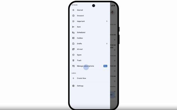Gmail simplifie le désabonnement avec un bouton magique