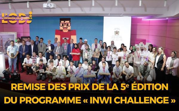 Remise des prix de la 5ᵉ édition du programme « inwi Challenge »
