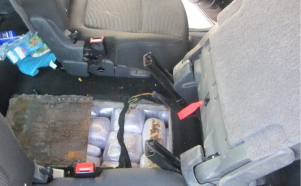 Sebta : Arrestation d’un homme avec 117 kilos de haschich dans sa voiture