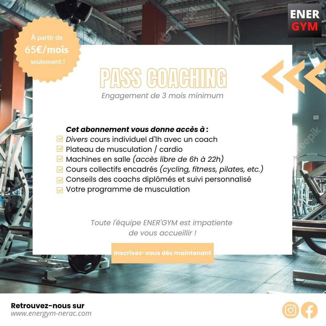 LES TARIFS DES COURS EN SALLE