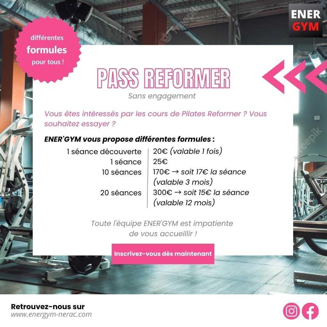LES TARIFS DES COURS EN SALLE
