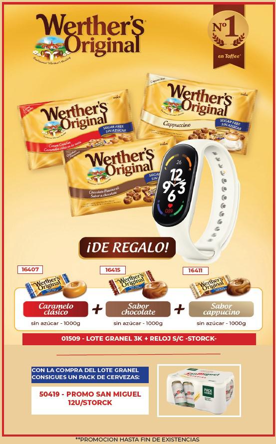 LOTE WERTHER´S + RELOJ