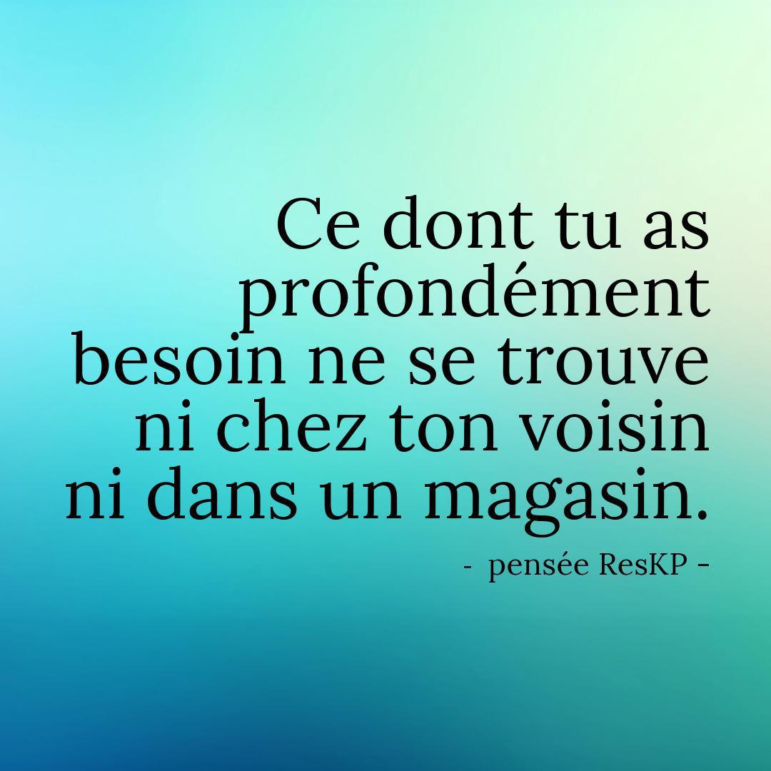 Pensée ResKP