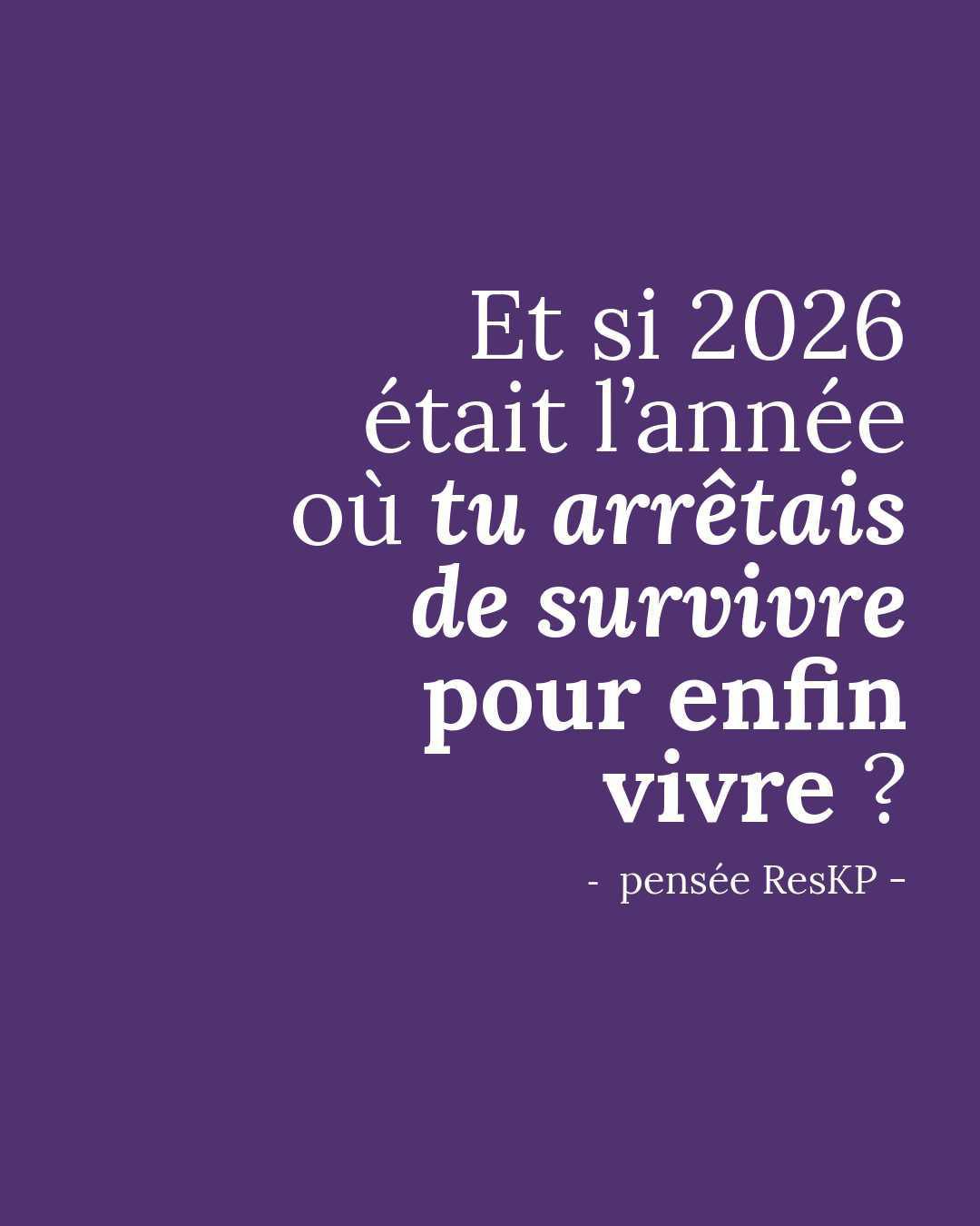 Pensée ResKP