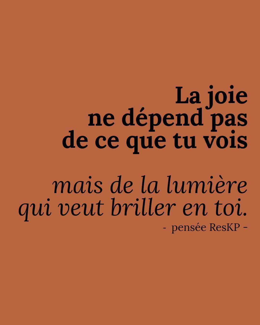 Pensée ResKP