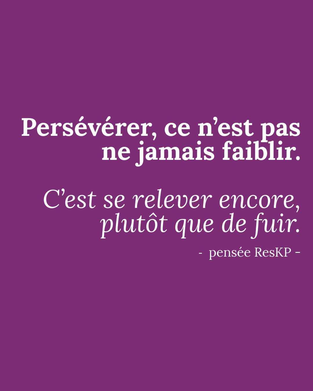 Pensée ResKP