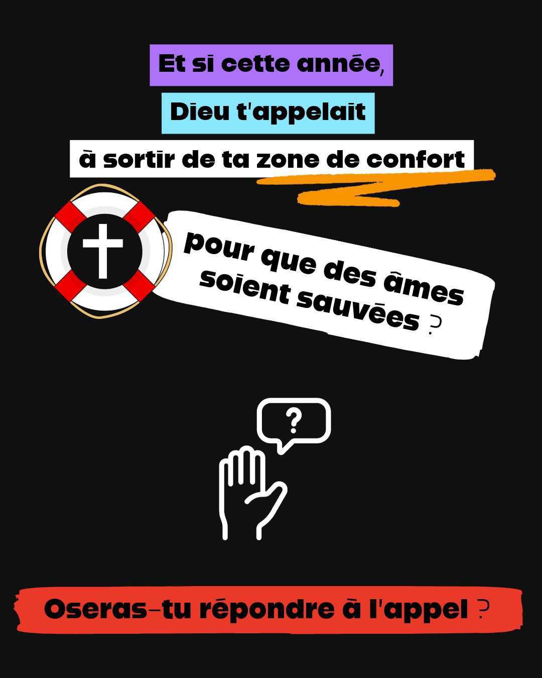 Et si Dieu t'appelait à nous rejoindre ?