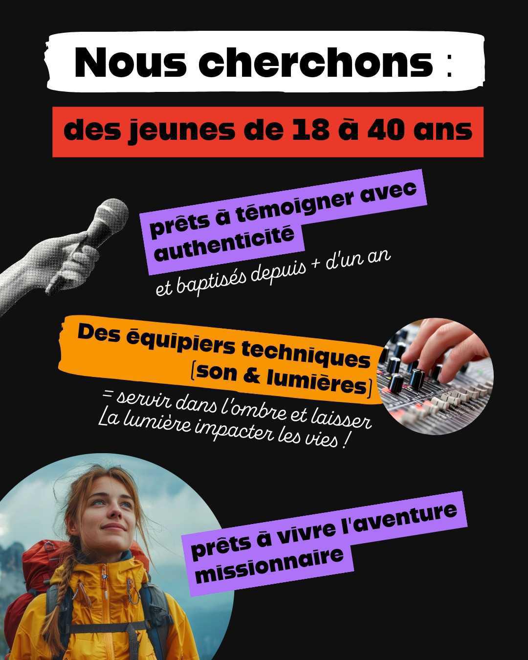 Nous recherchons....