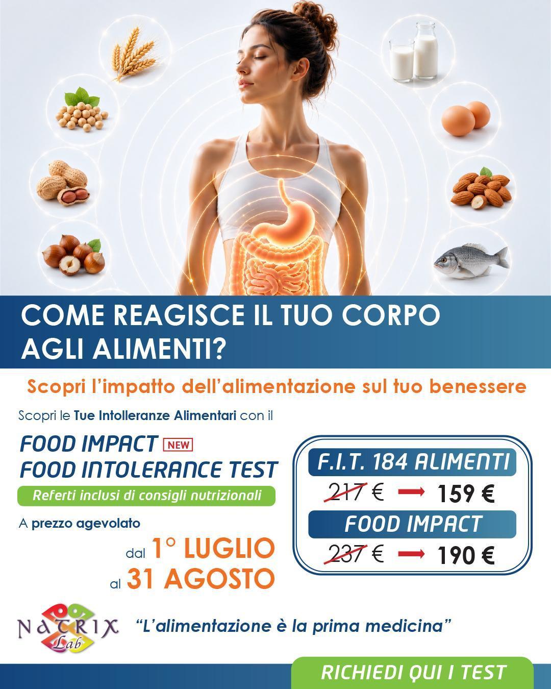 Intolleranze Alimentari ✅ Promo Natrixlab