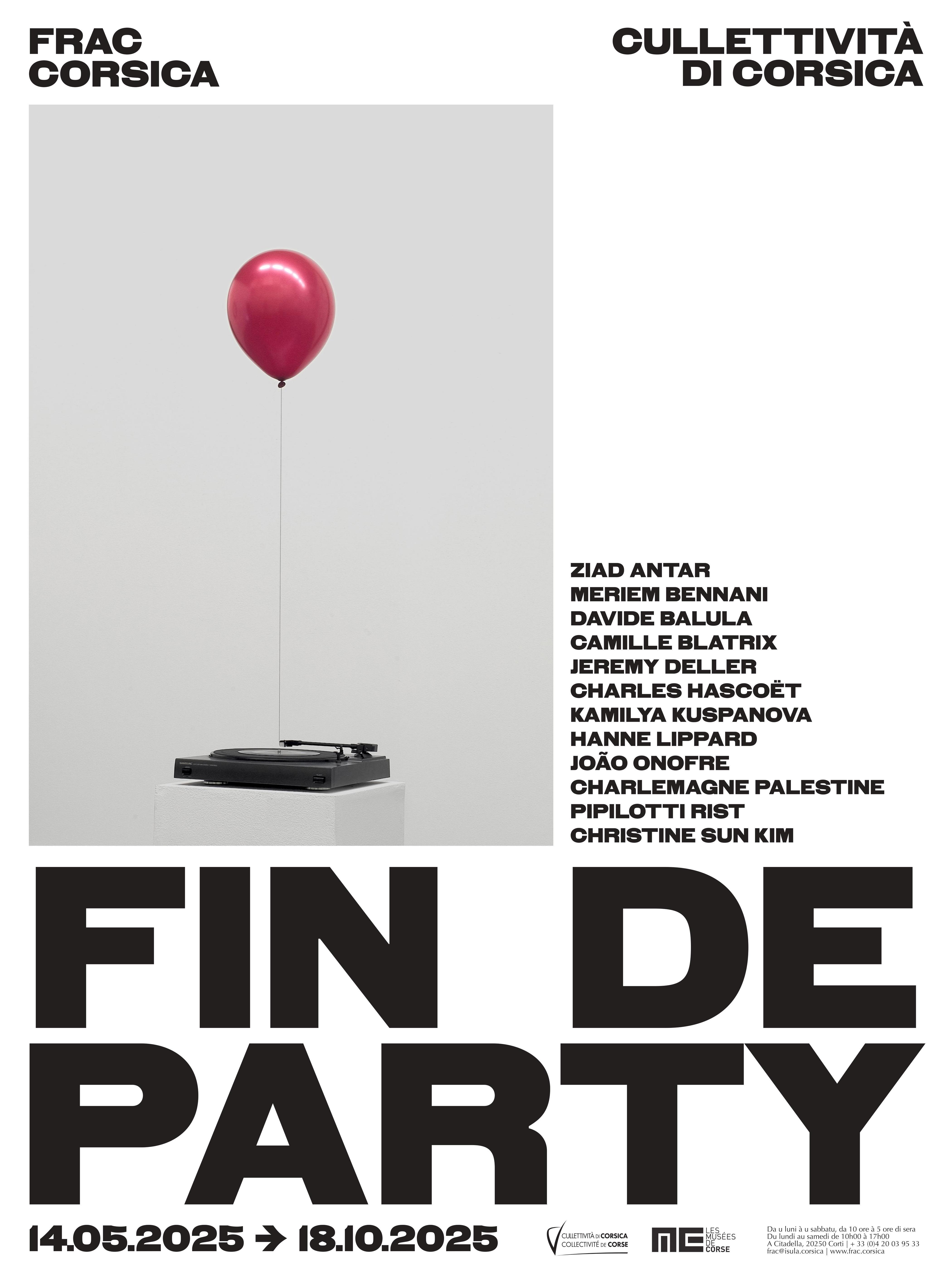Exposition du FRAC Corsica "Fin de Party" - Corti