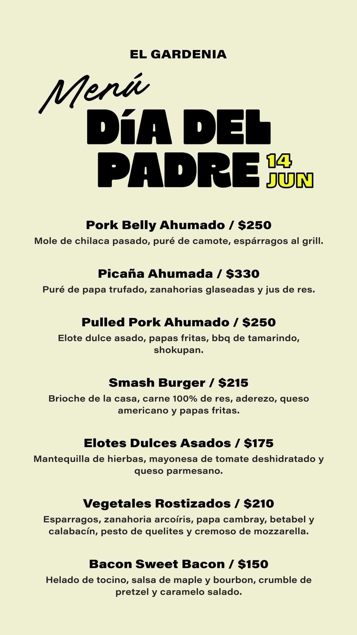NUESTRO MENÚ