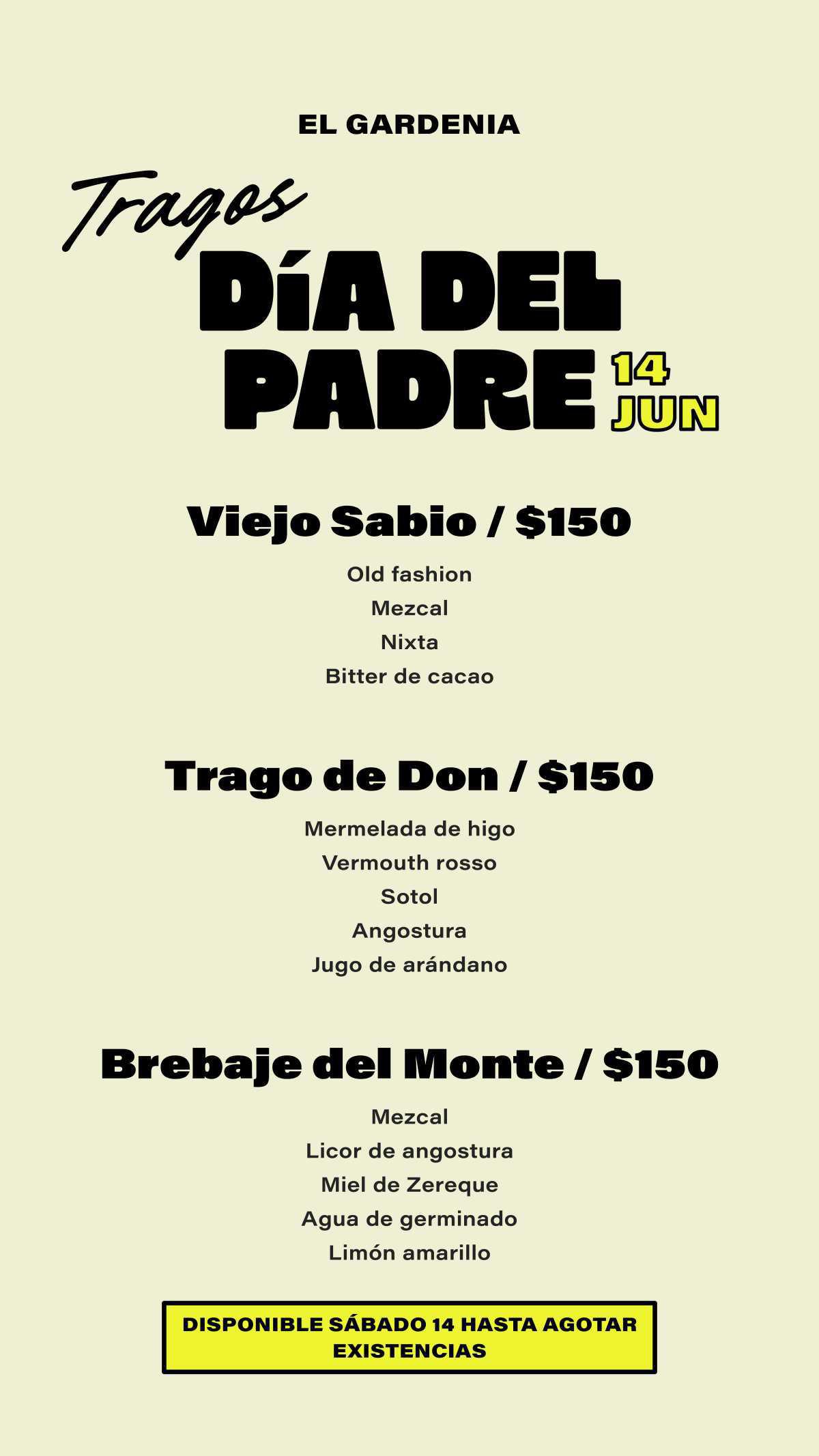 NUESTRO MENÚ