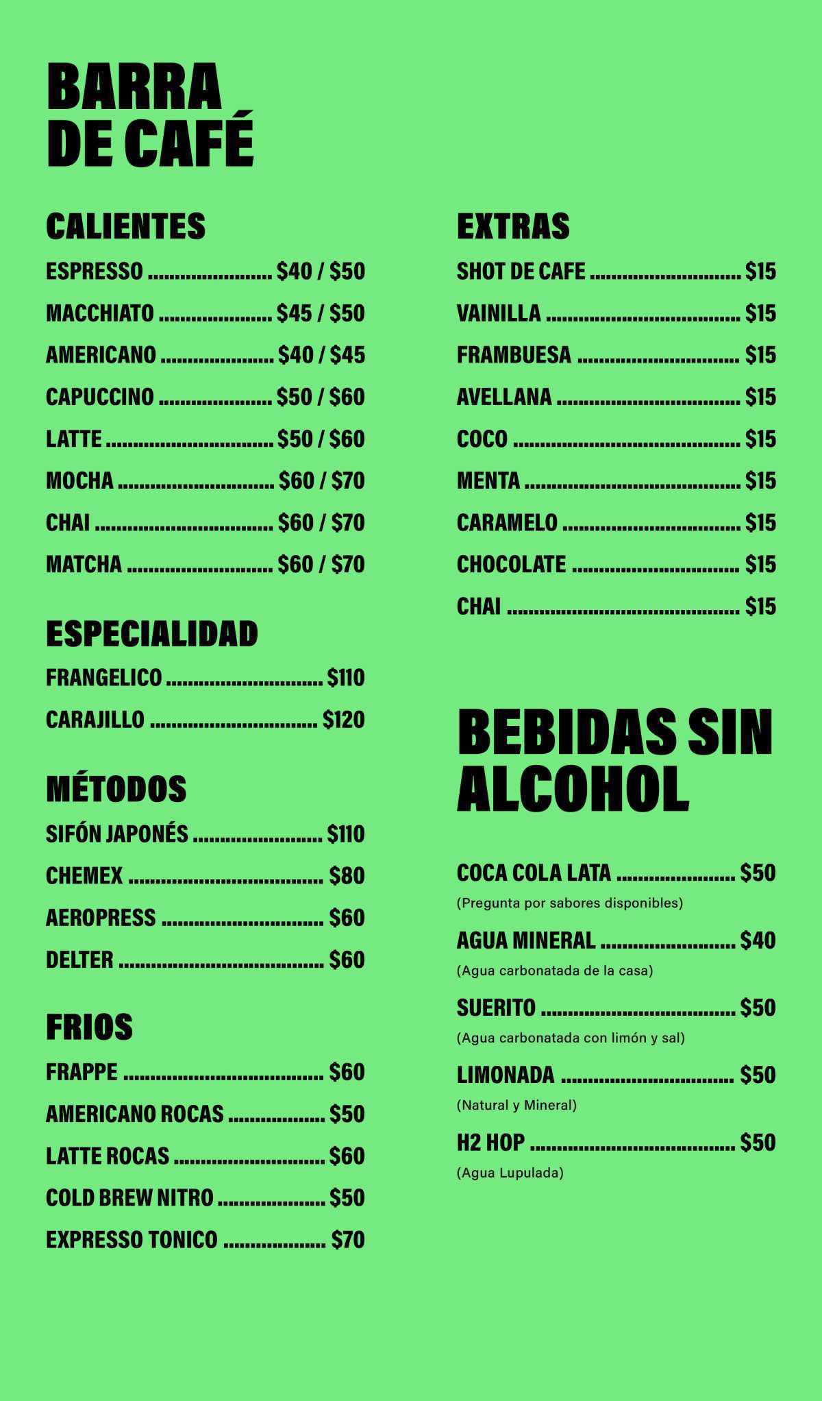 NUESTRO MENÚ