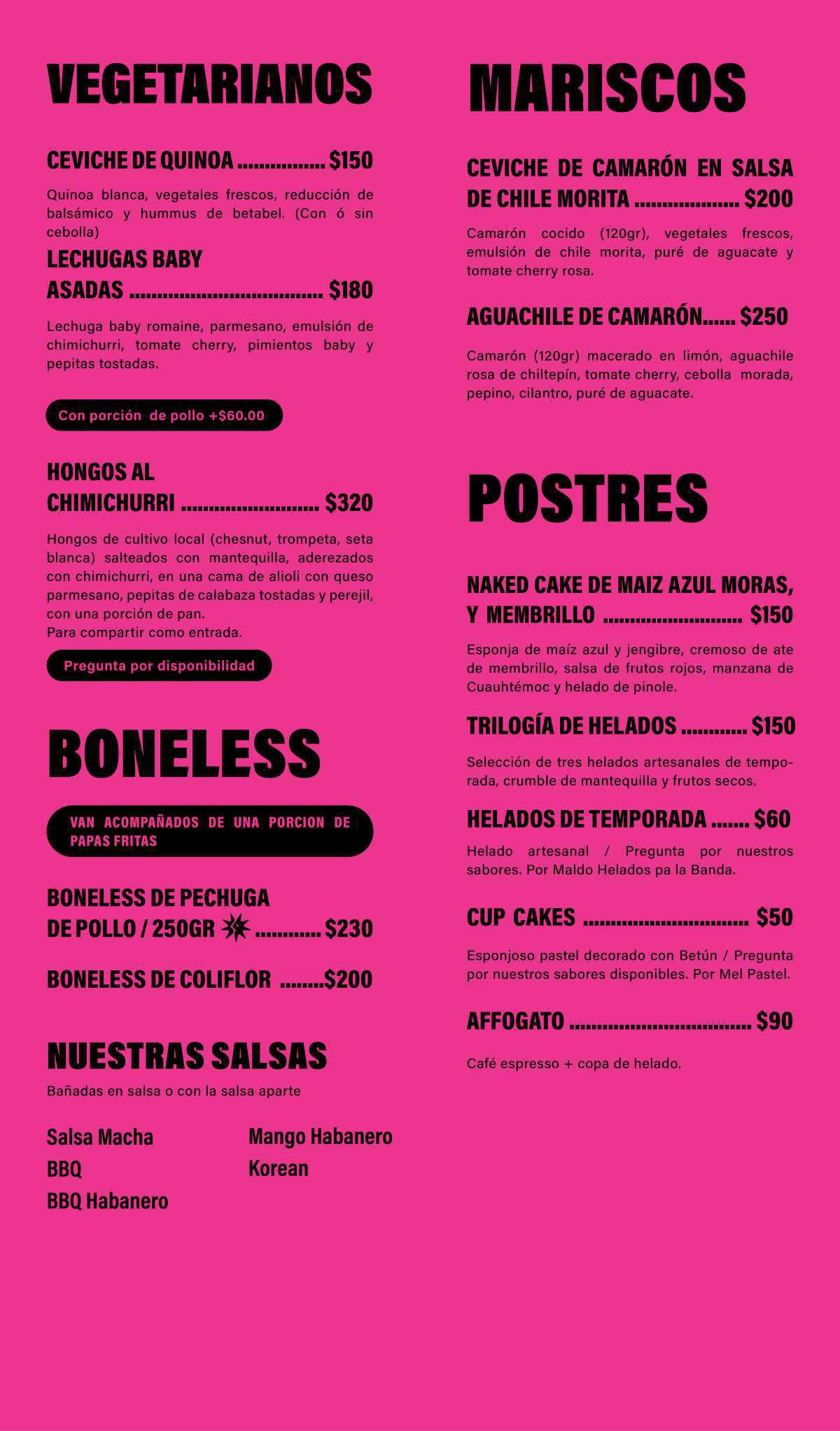 NUESTRO MENÚ
