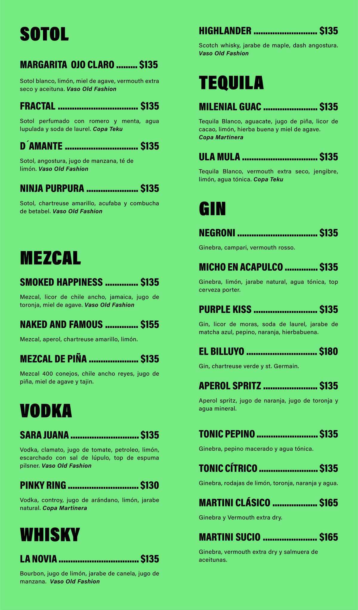 NUESTRO MENÚ