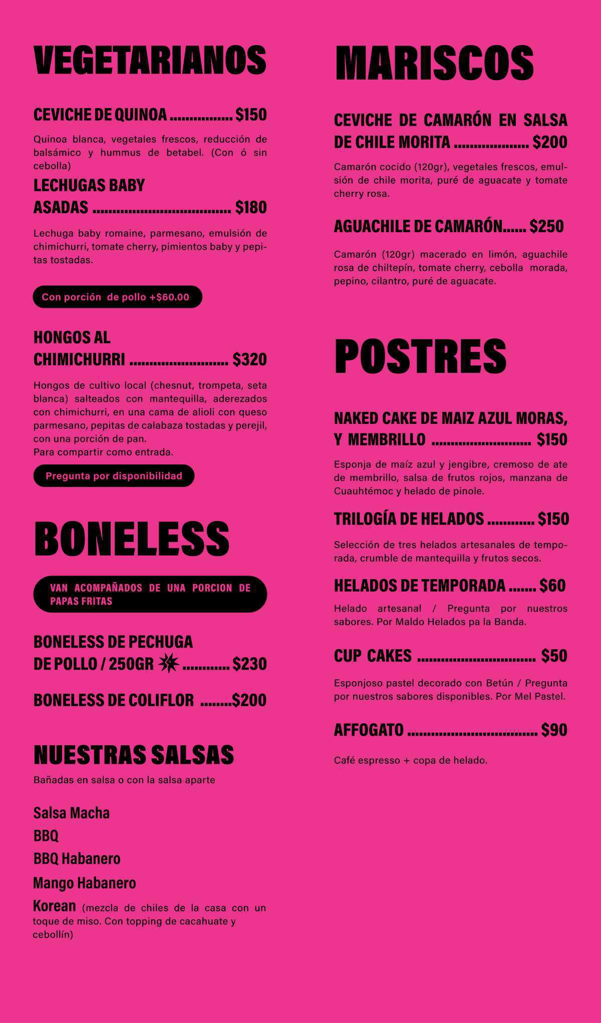 NUESTRO MENÚ