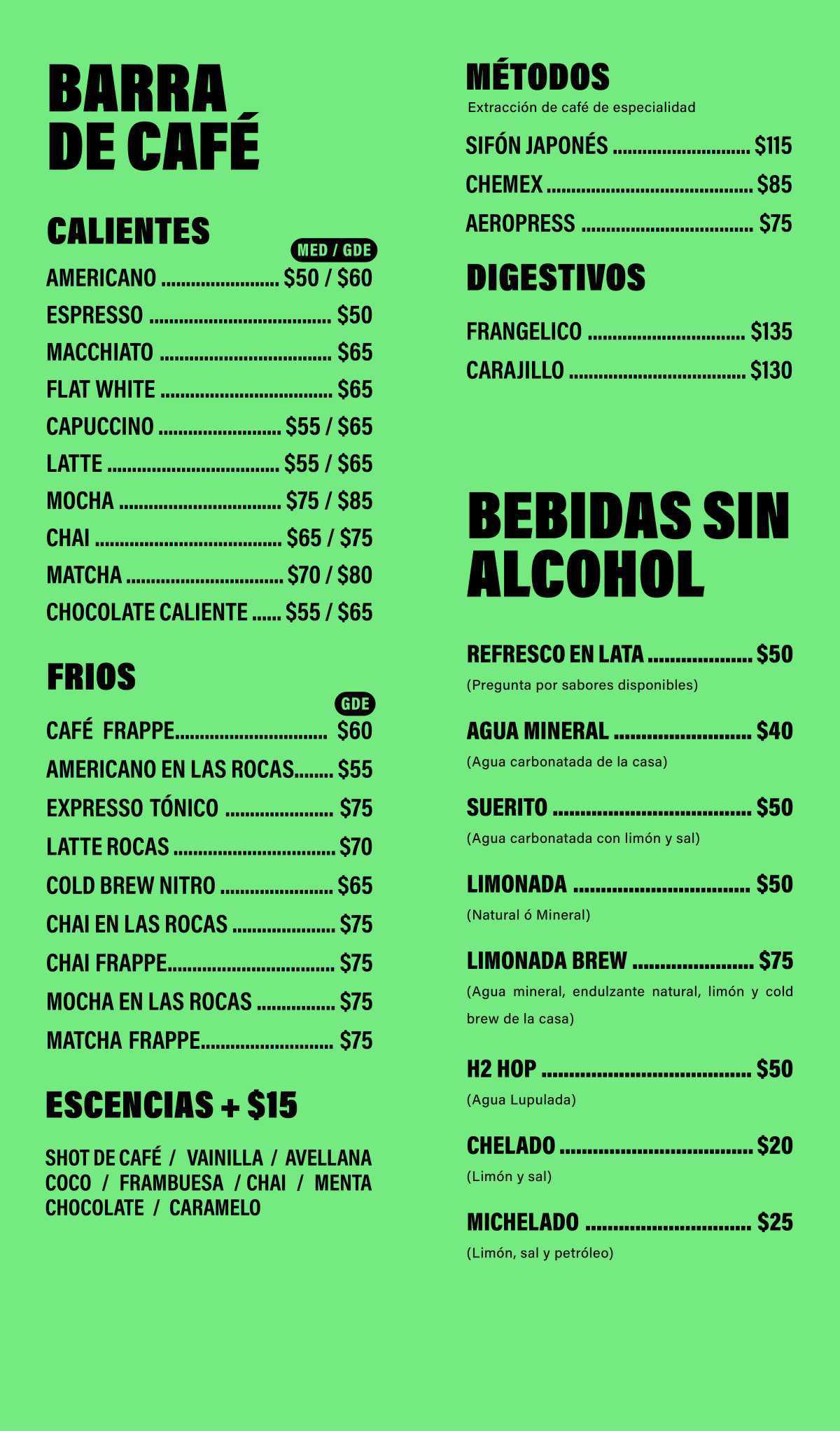 NUESTRO MENÚ