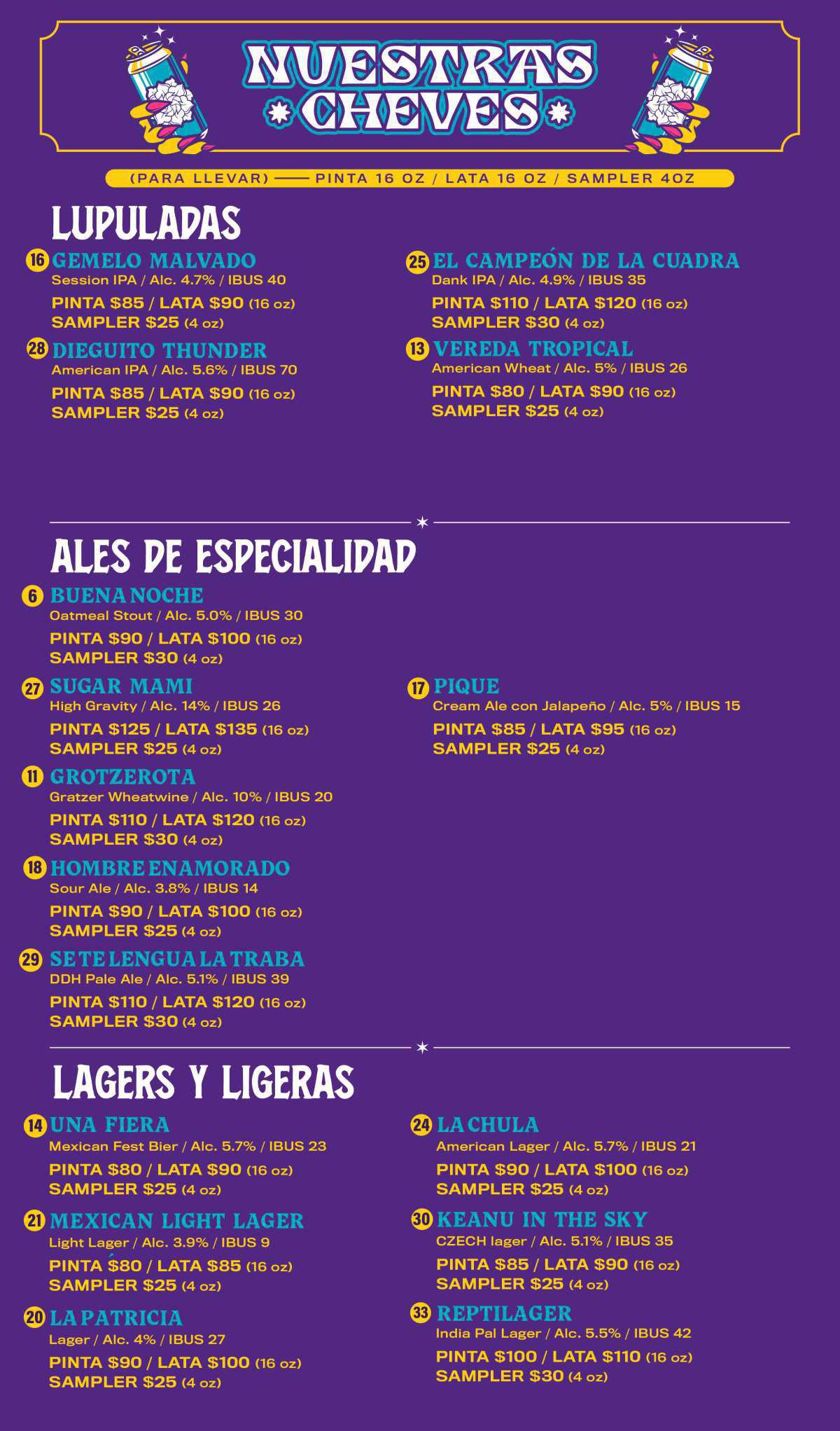 NUESTRO MENÚ