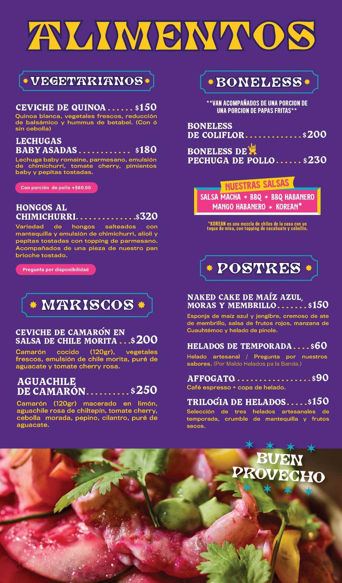 NUESTRO MENÚ