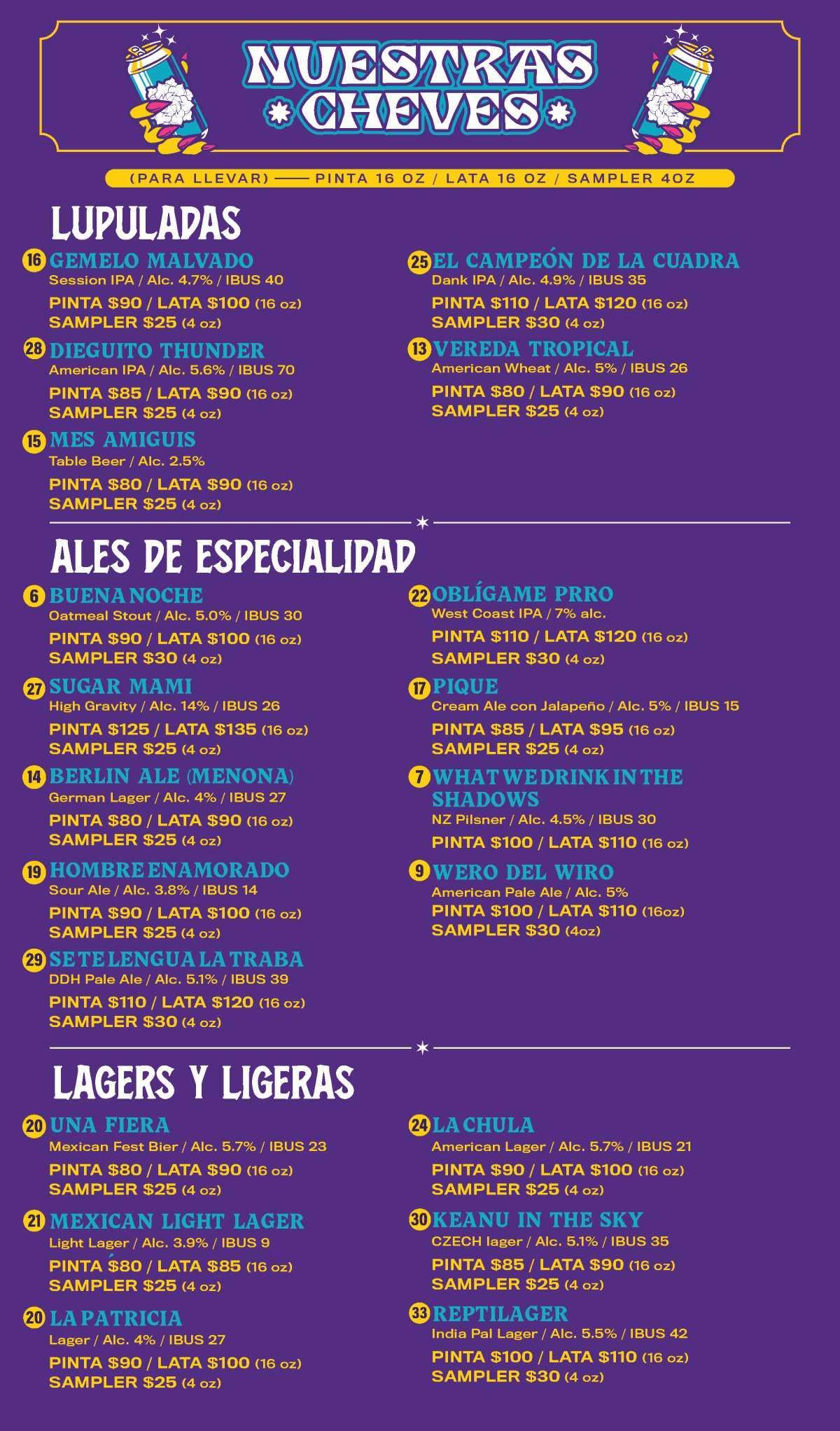 NUESTRO MENÚ