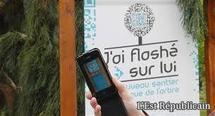 Des codes QR au pied des arbres des parcs et jardins de Nancy