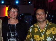 Florence ROBINE, Recteur de l’Académie de Guyane et Christian MORHAIN, directeur de l’enseignement primaire.