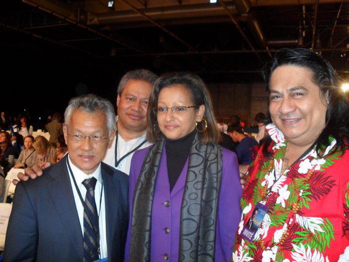 Gaston TONG-SANG, Sanualio PULEOTO, Marie-Luce PENCHARD et Théo SULPICE