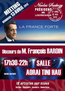 La ministre de la Culture refuse la place Toa'ta au meeting de Baroin, GTS s'insurge